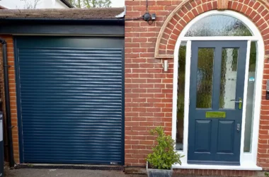 Automated Roller Aluminium Grey Garage door