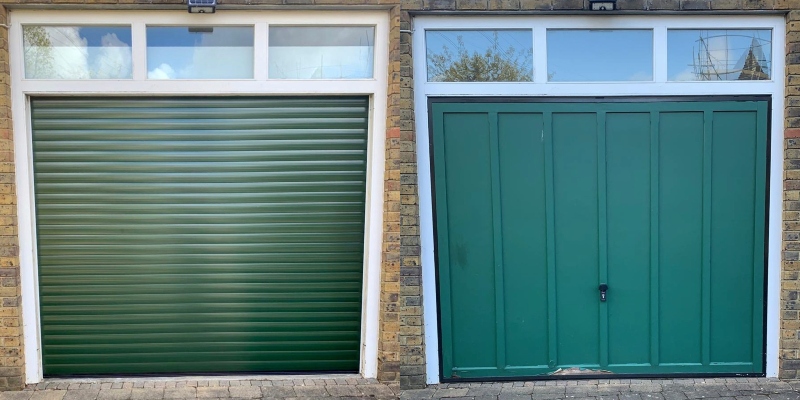 Before & After Green Roller