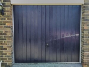 Blue Verwood garage door