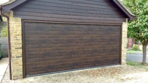 Garage with Carteck sectional door