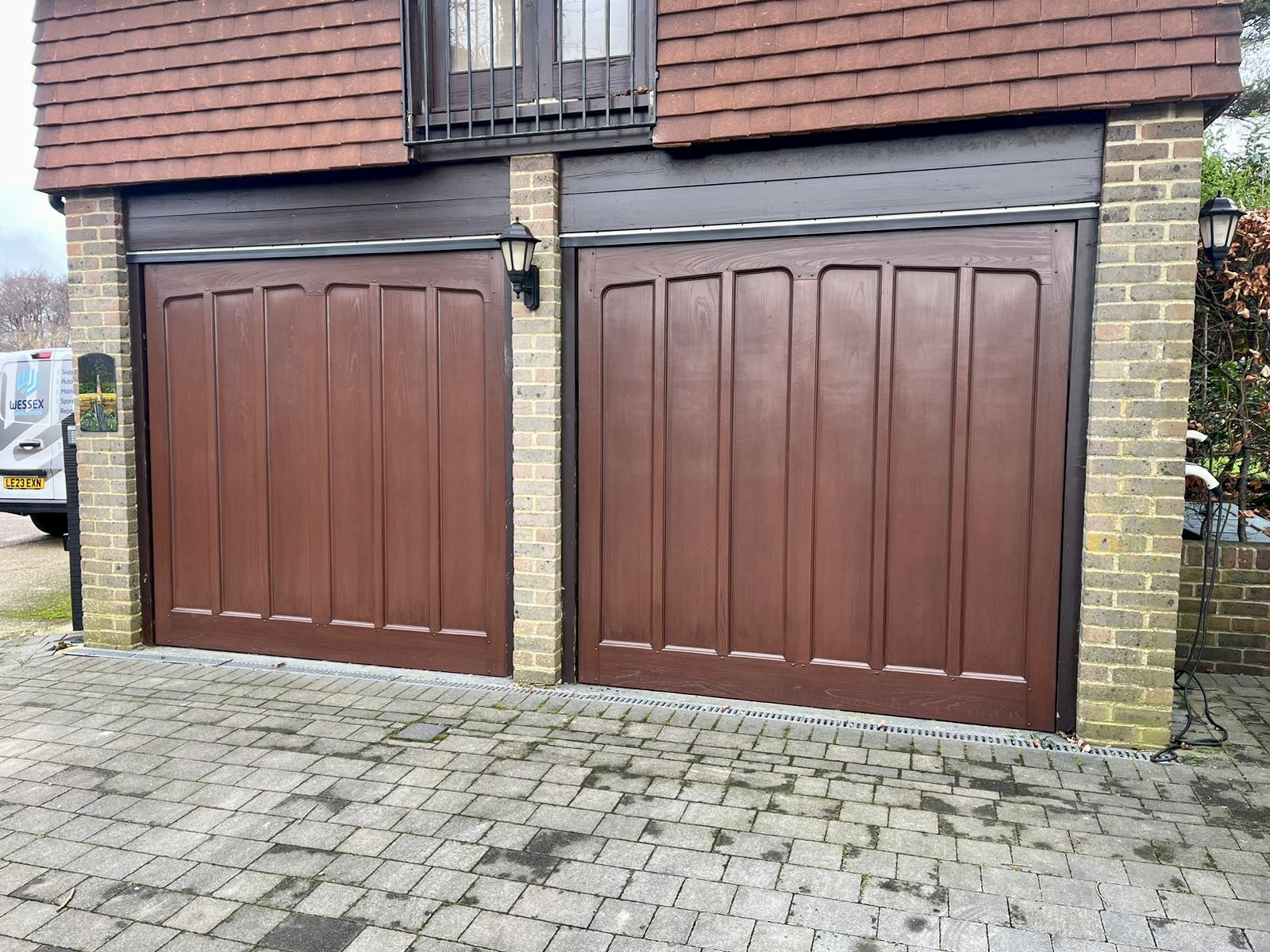 GRP (fibreglass) up and over garage doors.