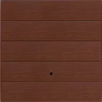 Horizontal Decograin Steel in Rosewood