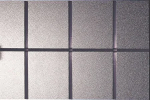 Stippled Perspex With Square Leading Glazing