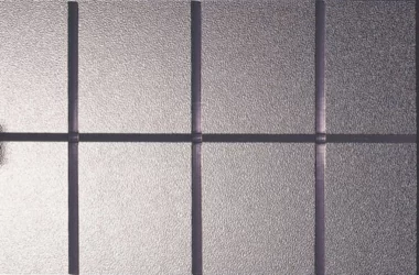 Stippled Perspex With Square Leading