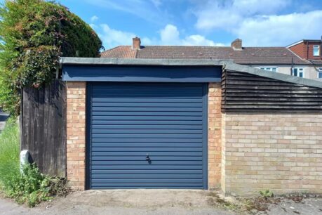 Up and Over Garage Door Steel Grey