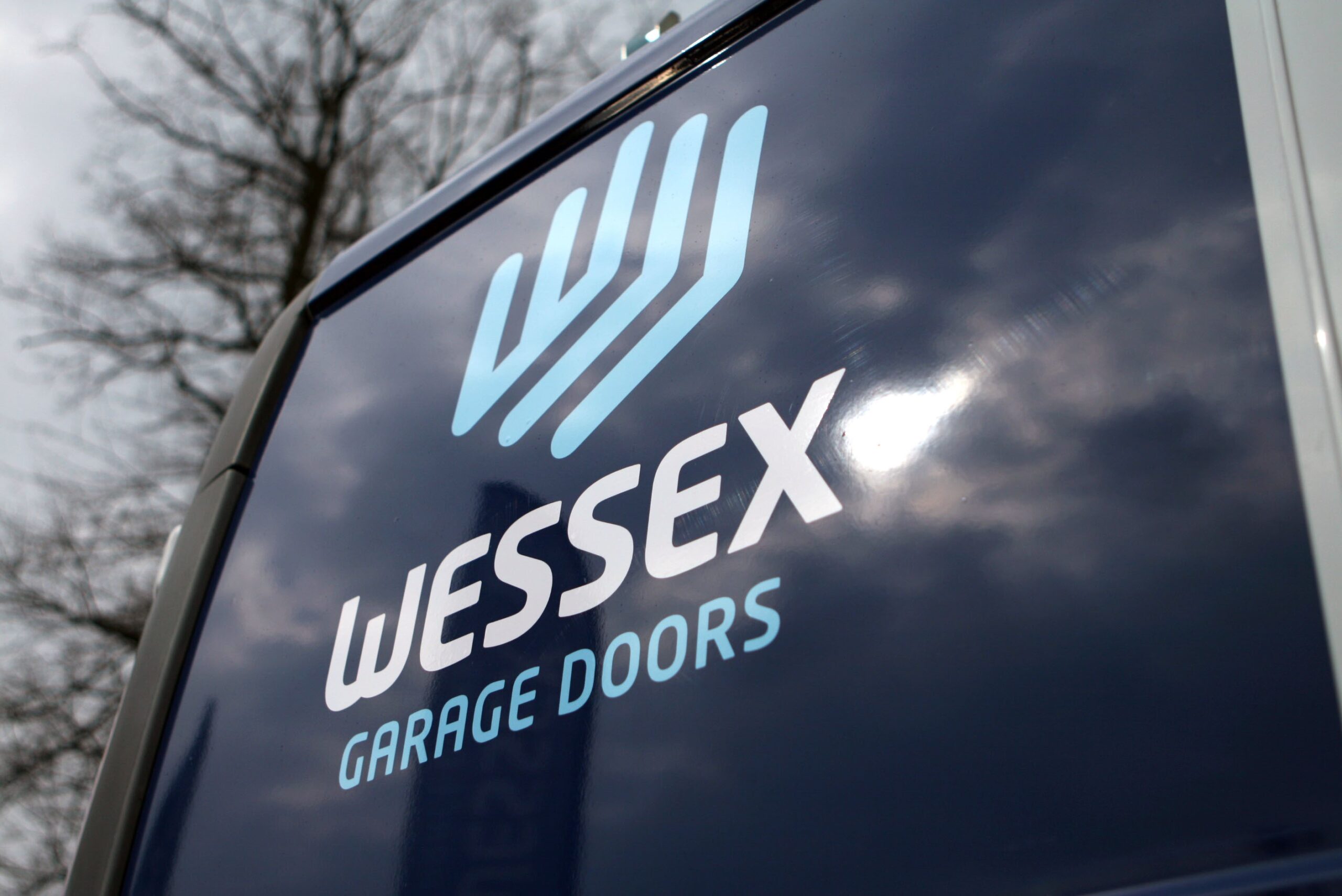 Wessex Garage Doors Van Logo