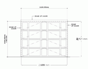 Garage door dimensions
