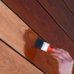 Staining wood